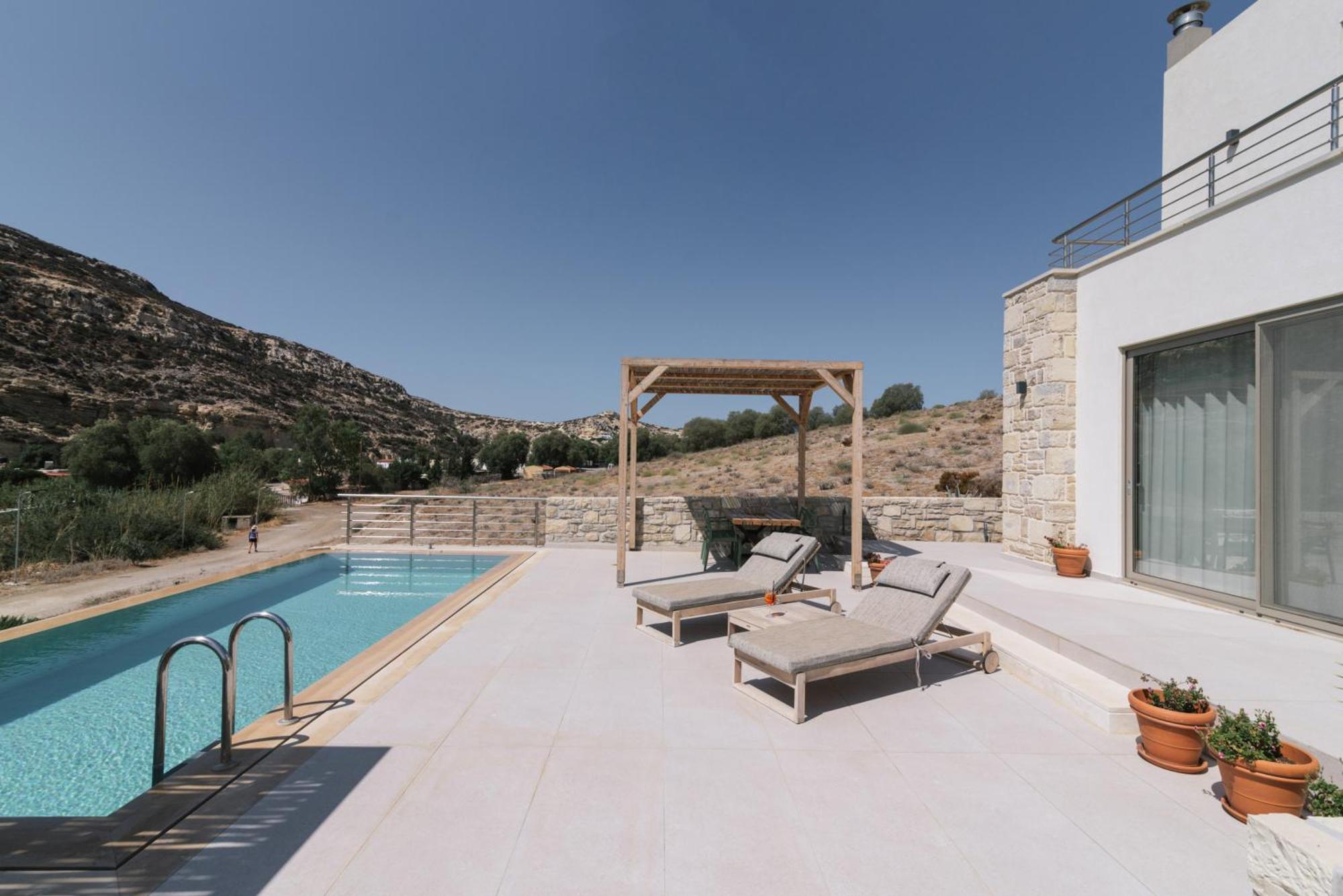 Luxury Villas Ammos In Style Matala  Exterior photo