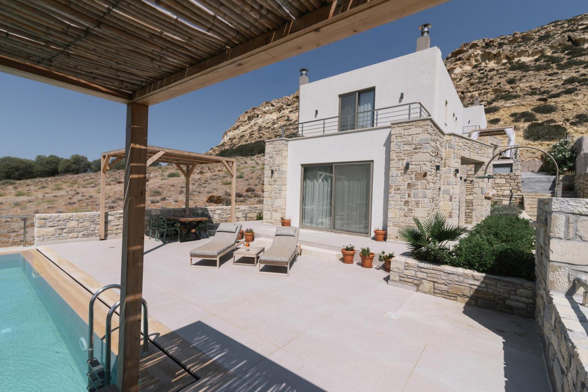 Luxury Villas Ammos In Style Matala  Exterior photo