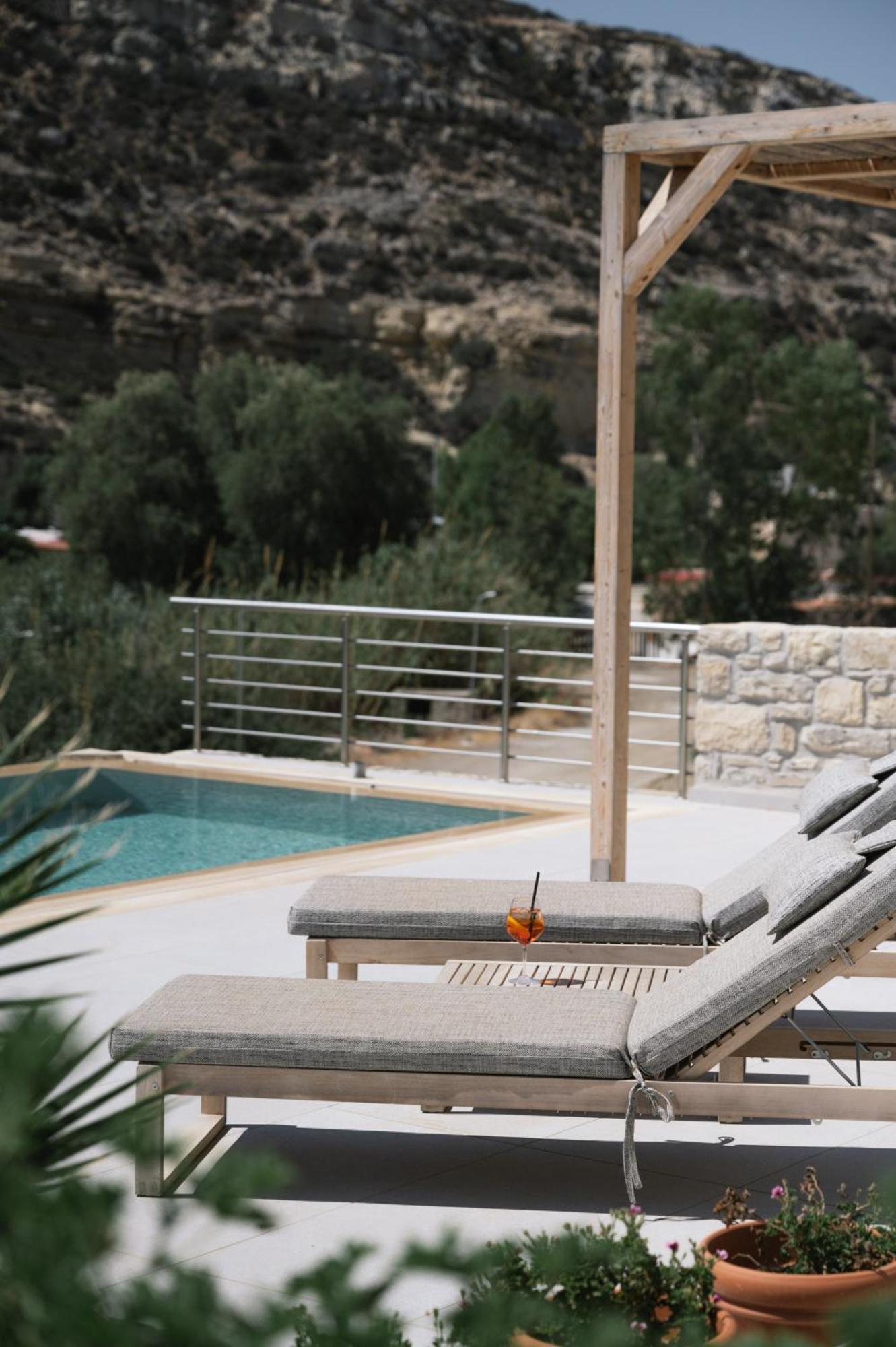 Luxury Villas Ammos In Style Matala  Exterior photo